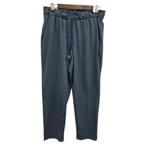 Apana Gray Tapered Leg Athletic Track Pants XL Moisture Wicking Pockets Workout